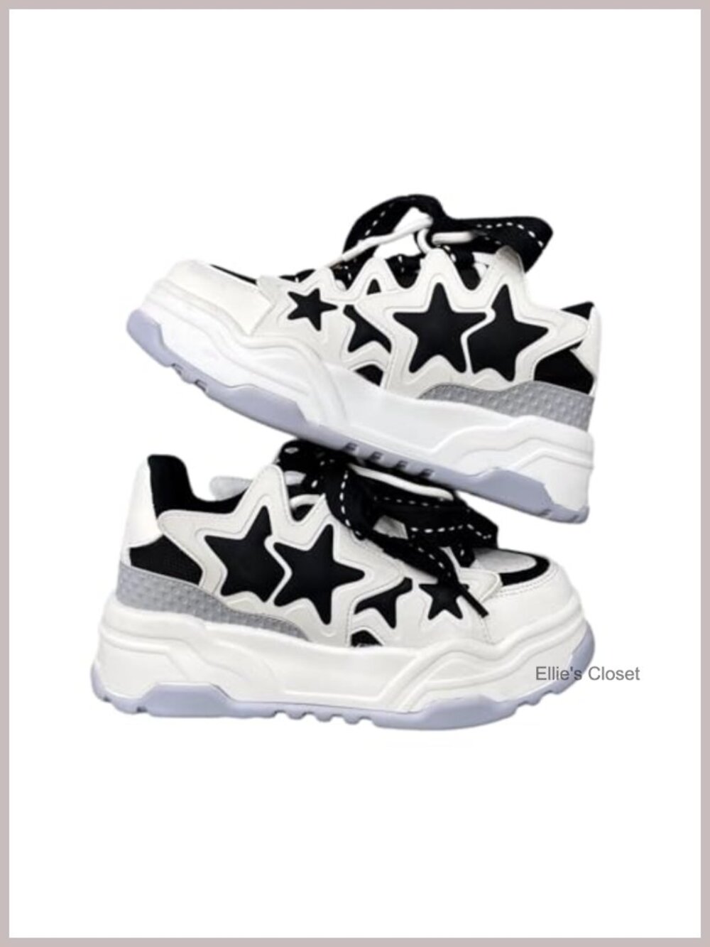 Chunky Y2K Platform Sneakers for Women Thick Sole Walking Shoes Kawaii Cute